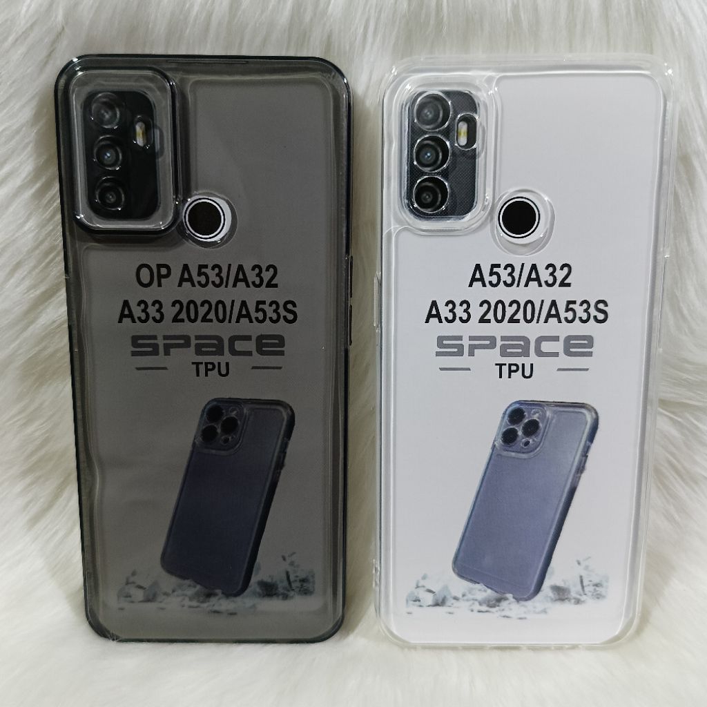 SoftCase Casing Oppo A53/A53S/ A33 2020 Silikon Bening Transparan Pelindung Belakang Hp+ Camera Prot