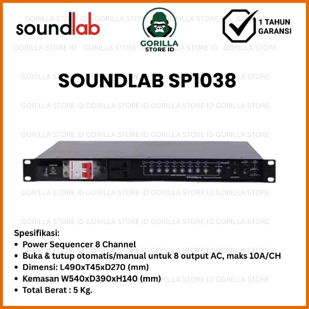 Sequence Power Soundlab SP-1038