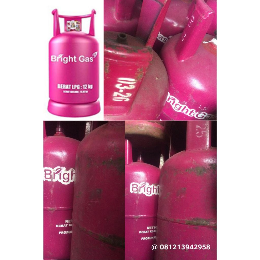tabung gas lpg 12kg bright gas