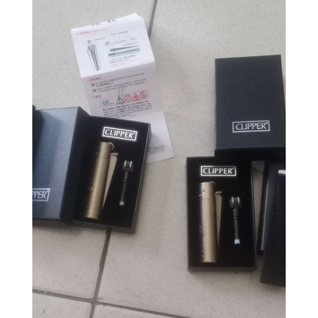 Korek Api isi ulang Original CLIPPER