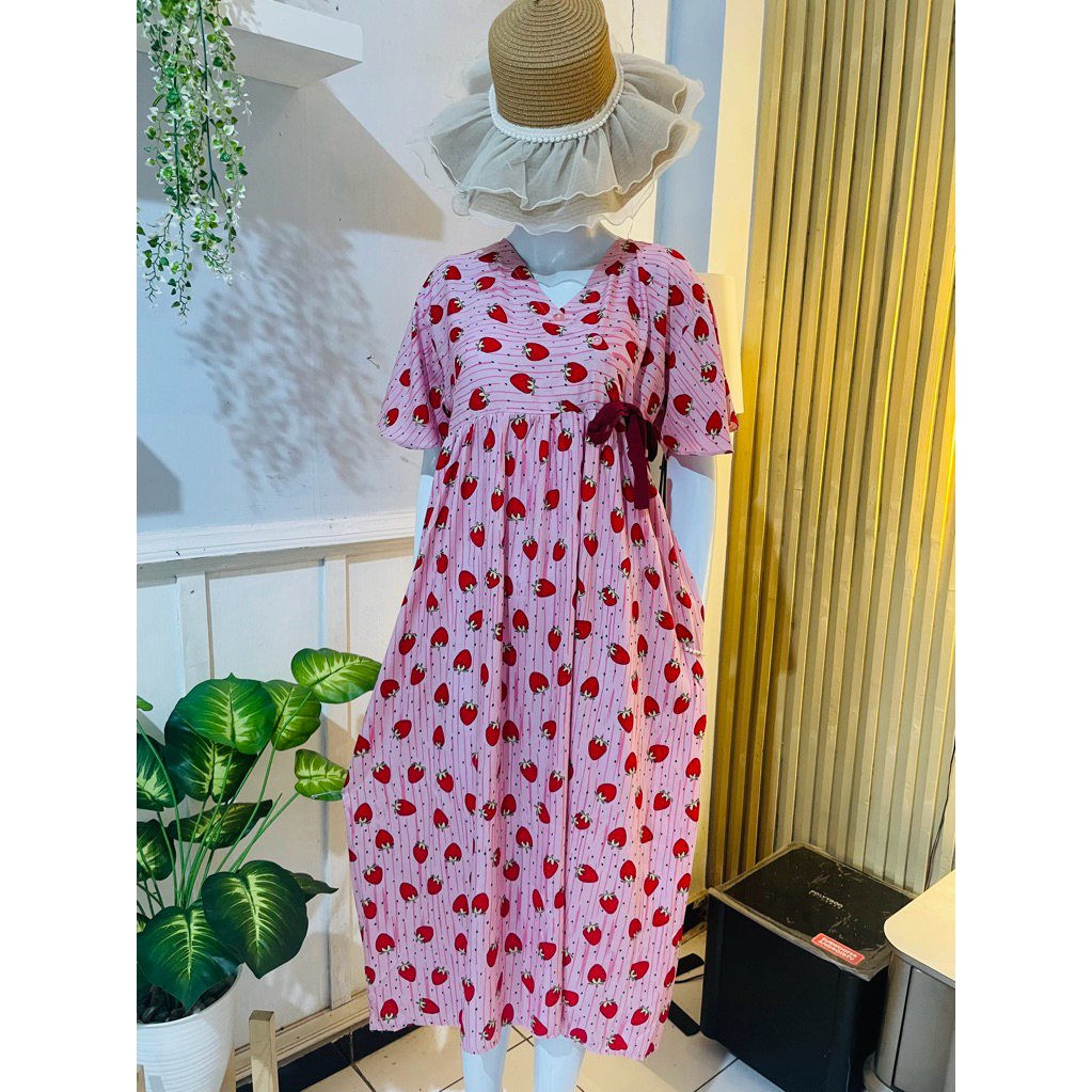 Dress Kimono/ Daster Kimono/ Daster rayon/ Daster Busui/ Daster Kekinian