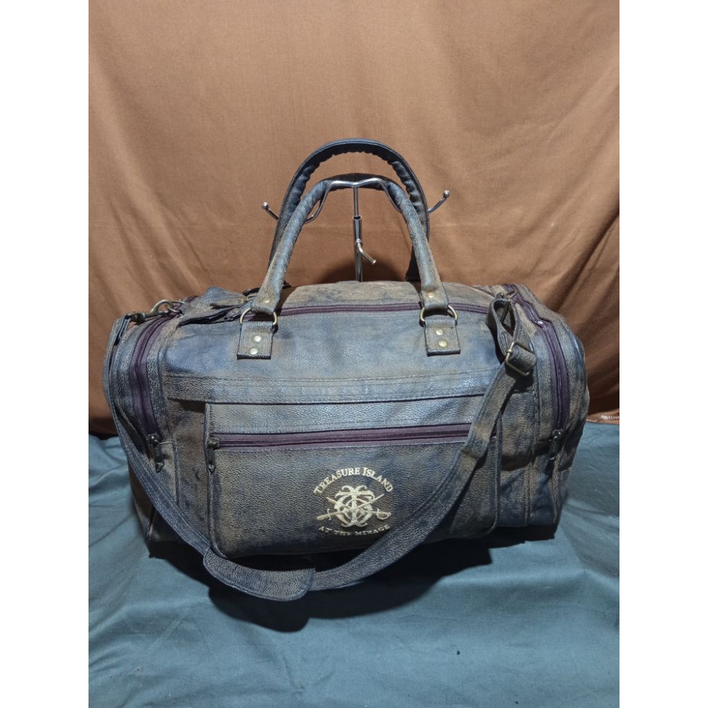 Duffle Bag Treasure Island Kulit Asli second ori
