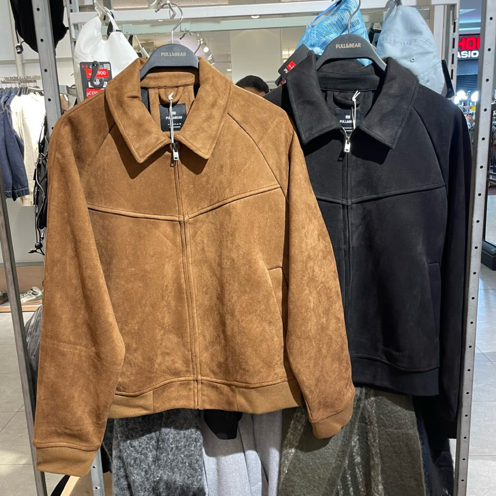 Jaket Suede PULL&BEAR MEN Jastip (jasa titip)
