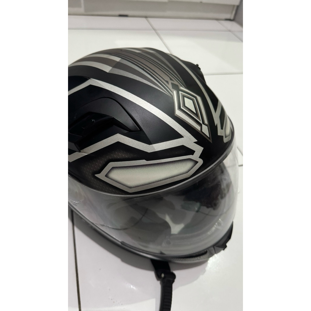 Helm KYT Full face / Helm Full Face Marvel Black Panther Edition
