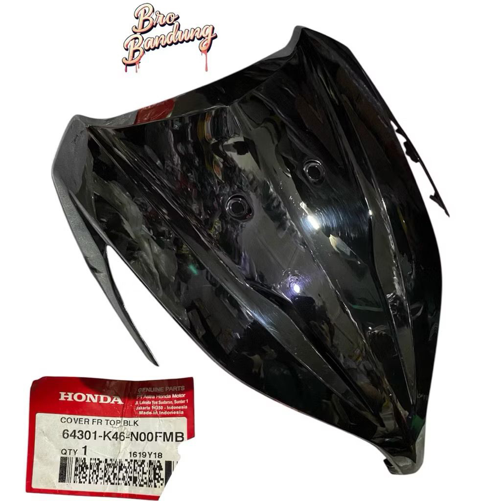 PANEL TAMENG DEPAN HONDA VARIO 110 FI HITAM 2014-2019 ori original 64301k46n00fmb 64301-k46-n00fmb