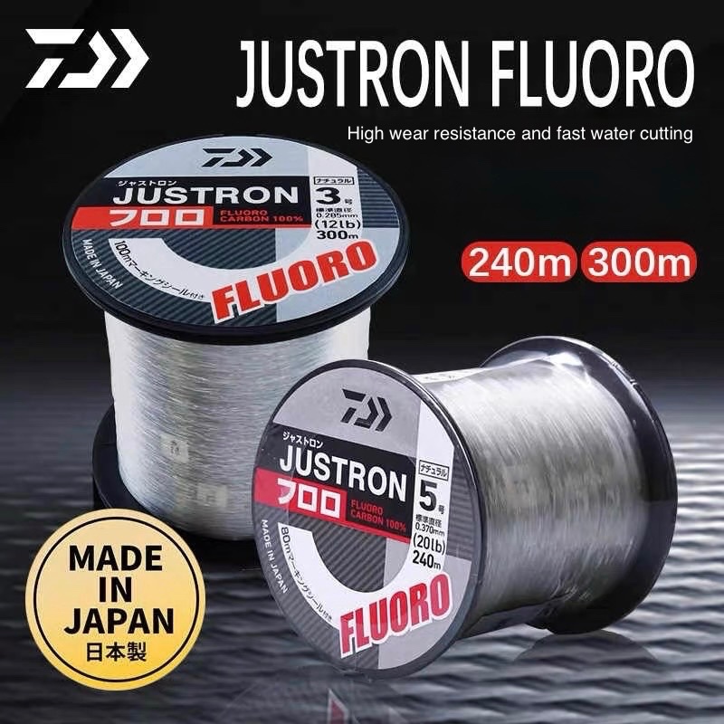 Daiwa Justron Fluorocarbon 100% Fishing Line