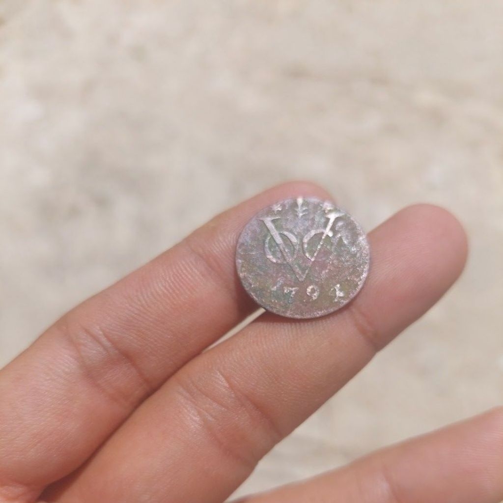 Koin voc Gelderland 1794 asli. VF