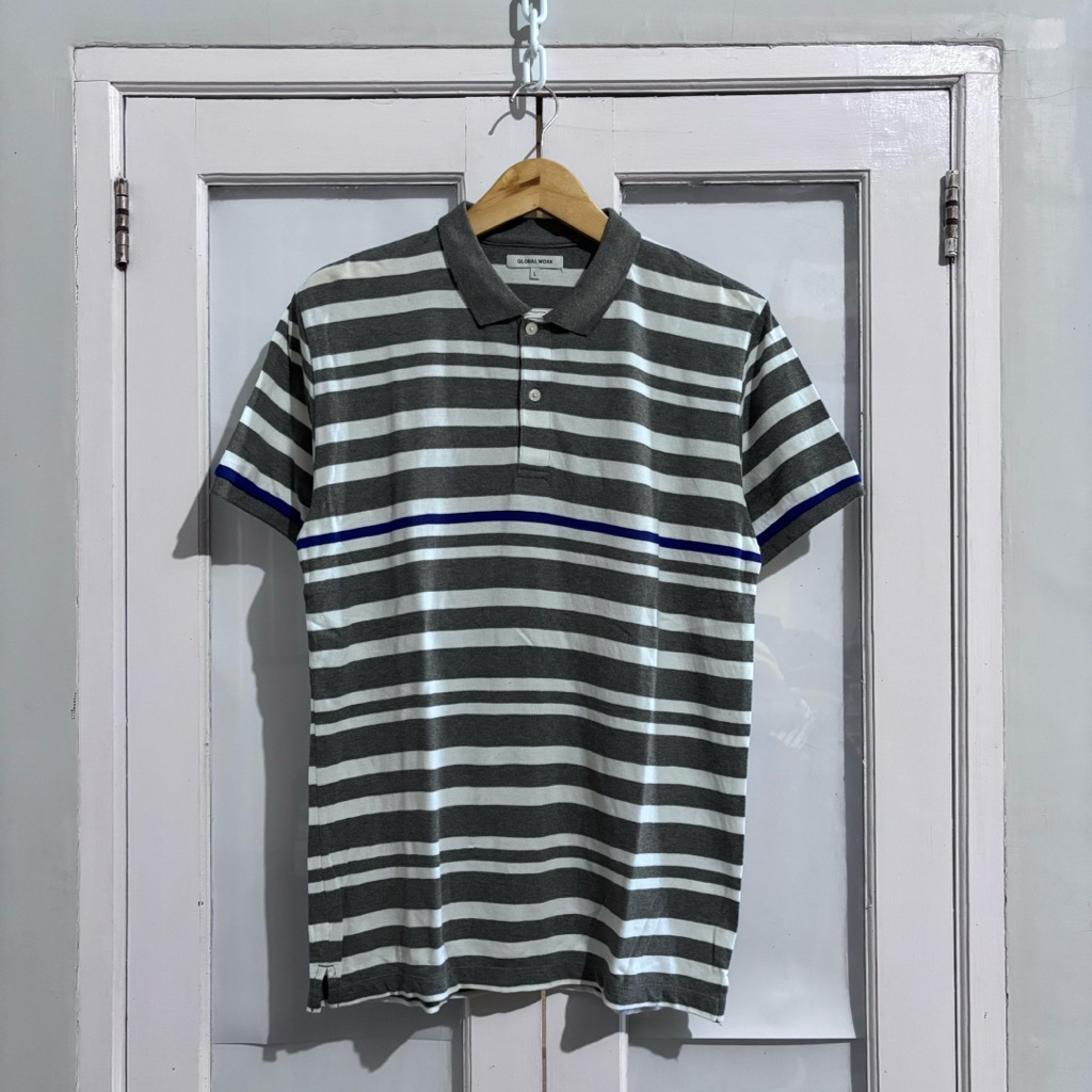 Global Work Poloshirt Size M fit L