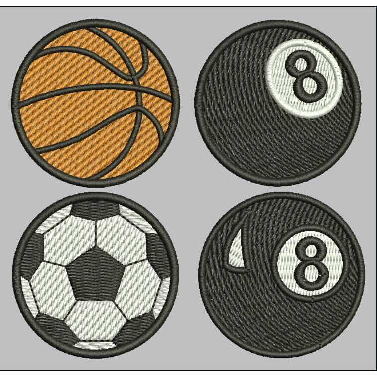 Patch bordir Karakter BOLA / Patch bordir Karakter BALL KUALITAS TINGGI