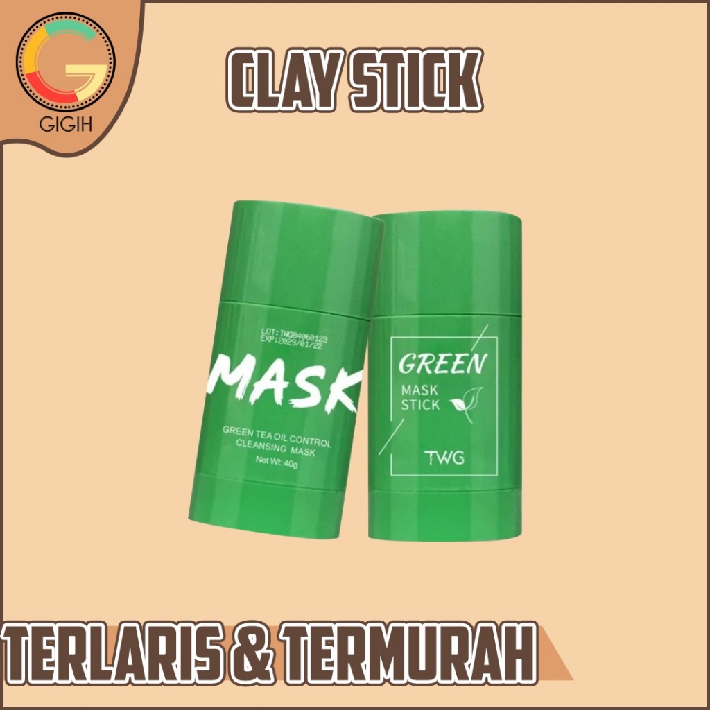 TWG GREEN TEA MASK CLEANSING CLAY MASK / MASKER KOMEDO 40GR