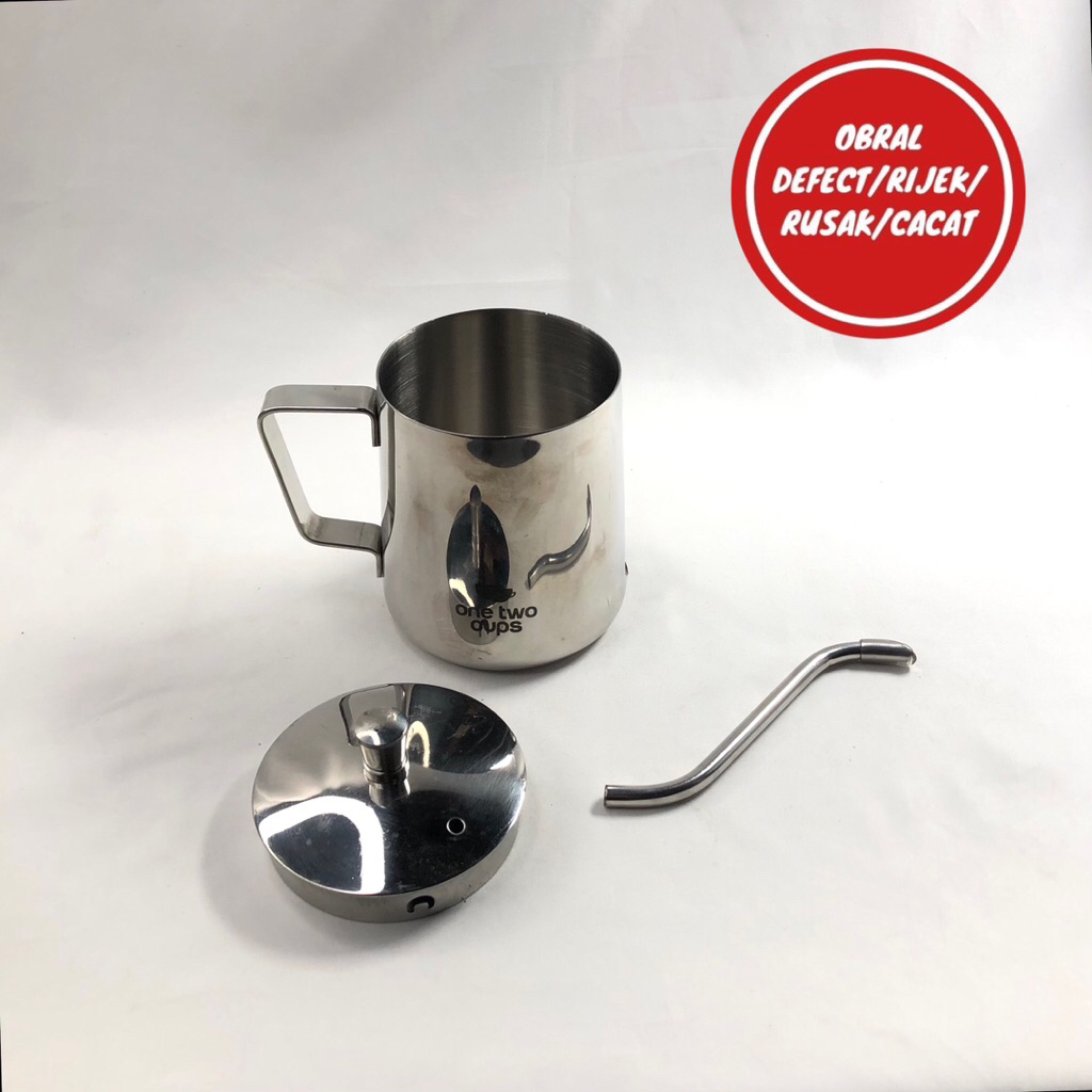 [OBRAL RIJEK] Teko Pitcher Kopi Teapot Drip Kettle Cup Stainless Steel - A052