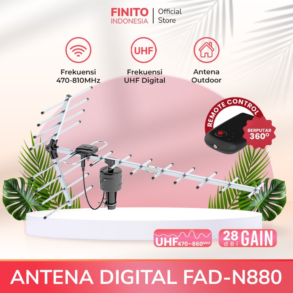 Antena Digital Outdoor REMOT  HD Type FAD - N880 / Antena Luar TV Digital