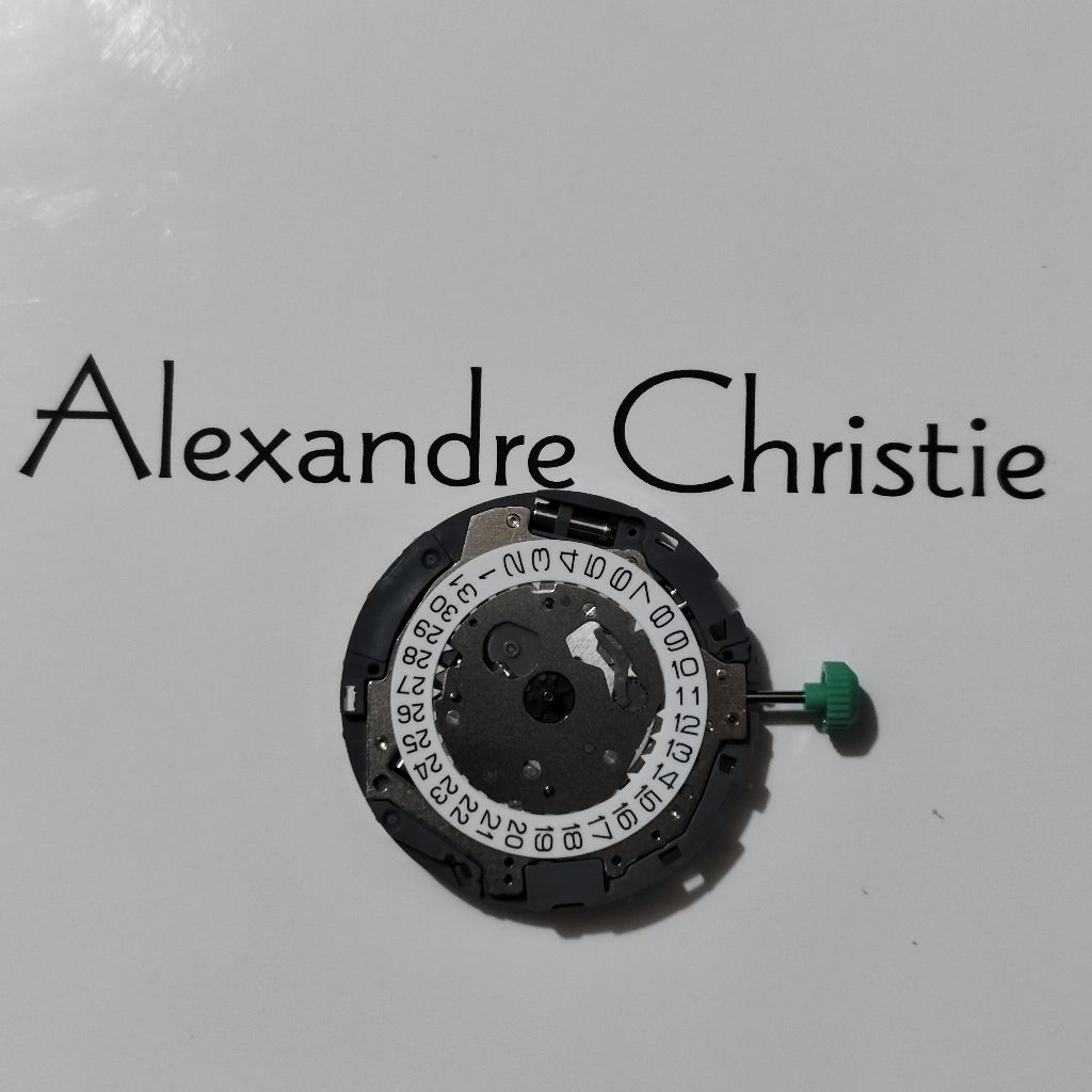 mesin jam Alexandre Christie original 6382MC