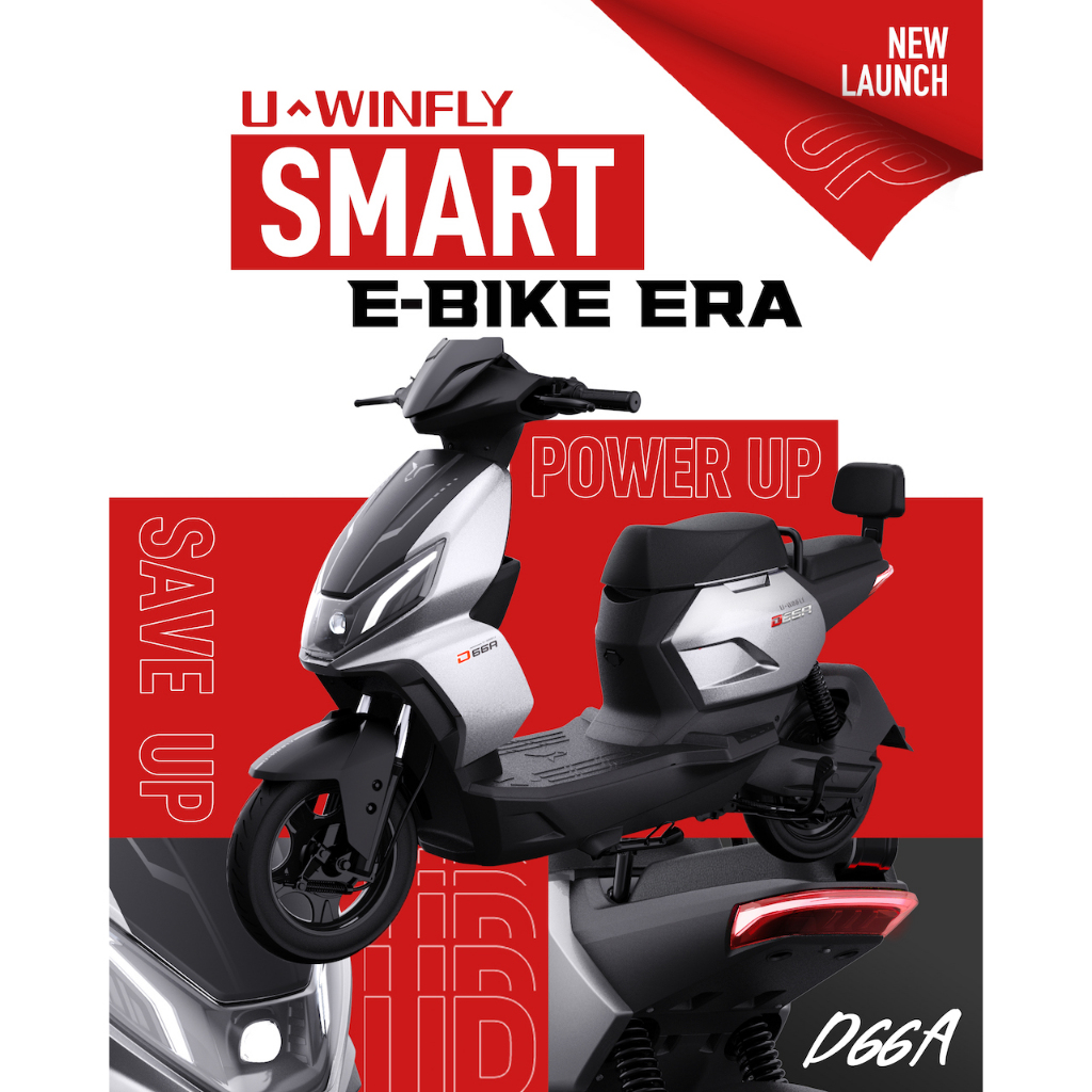 Sepeda Listrik UWINFLY D66A | Motor 600W | E-Bike Dewasa Anti Air | Selis | 42 Km | 48 V / 12 AH