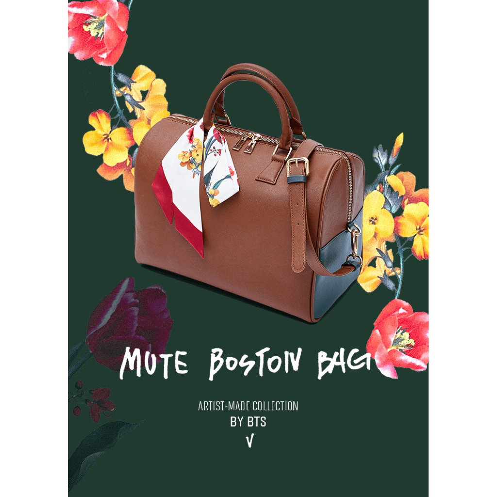 READY ORIGINAL V TAEHYUNG MUTE BOSTON BAG