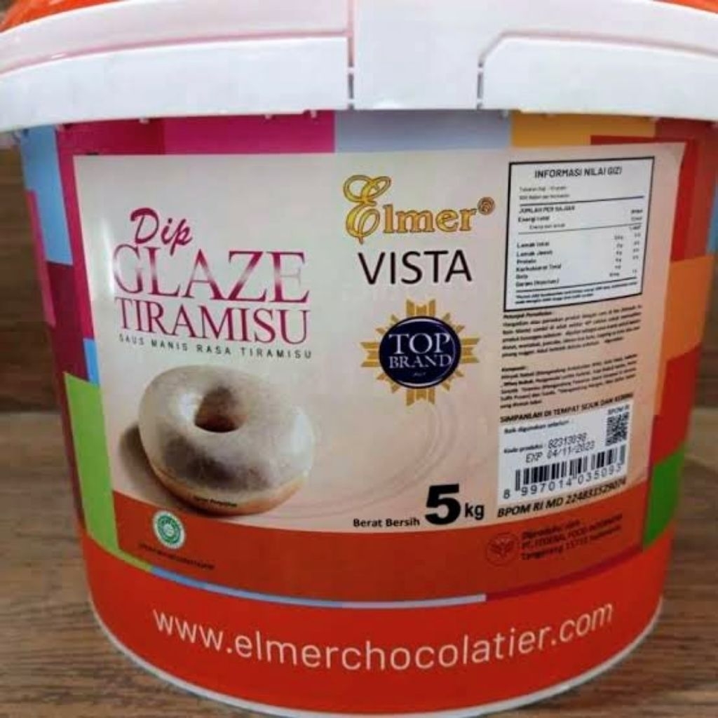 ELMER GLAZE TIRAMISU REPACK 250GR/Elmer Glaze Tiramisu Kemasan Kemasan 250gr