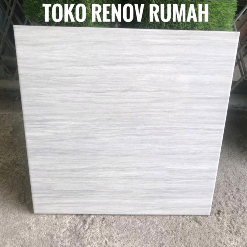 keramik lantai 40x40 motif/ keramik ruangan abu motif salur (glossy)/ keramik lantai/ keramik dindin