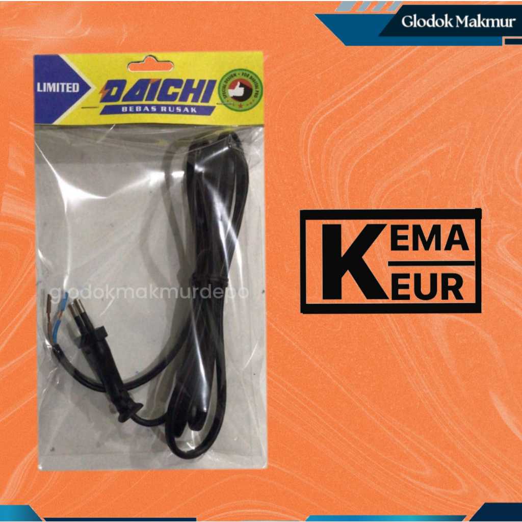 CABLE DAICHI KABEL AC BUNTUNG TEMBAGA 2X0,75 MM H-PROJECT