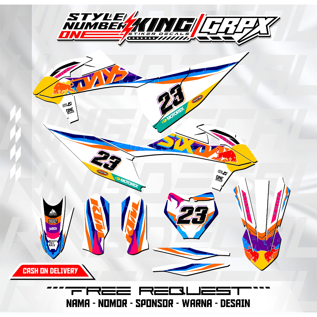 Decal KTM 85 2020 / Decal KTM 250 2017 / Decal KTM 2020 / Decal ktm 2020 CUSTOME Desain