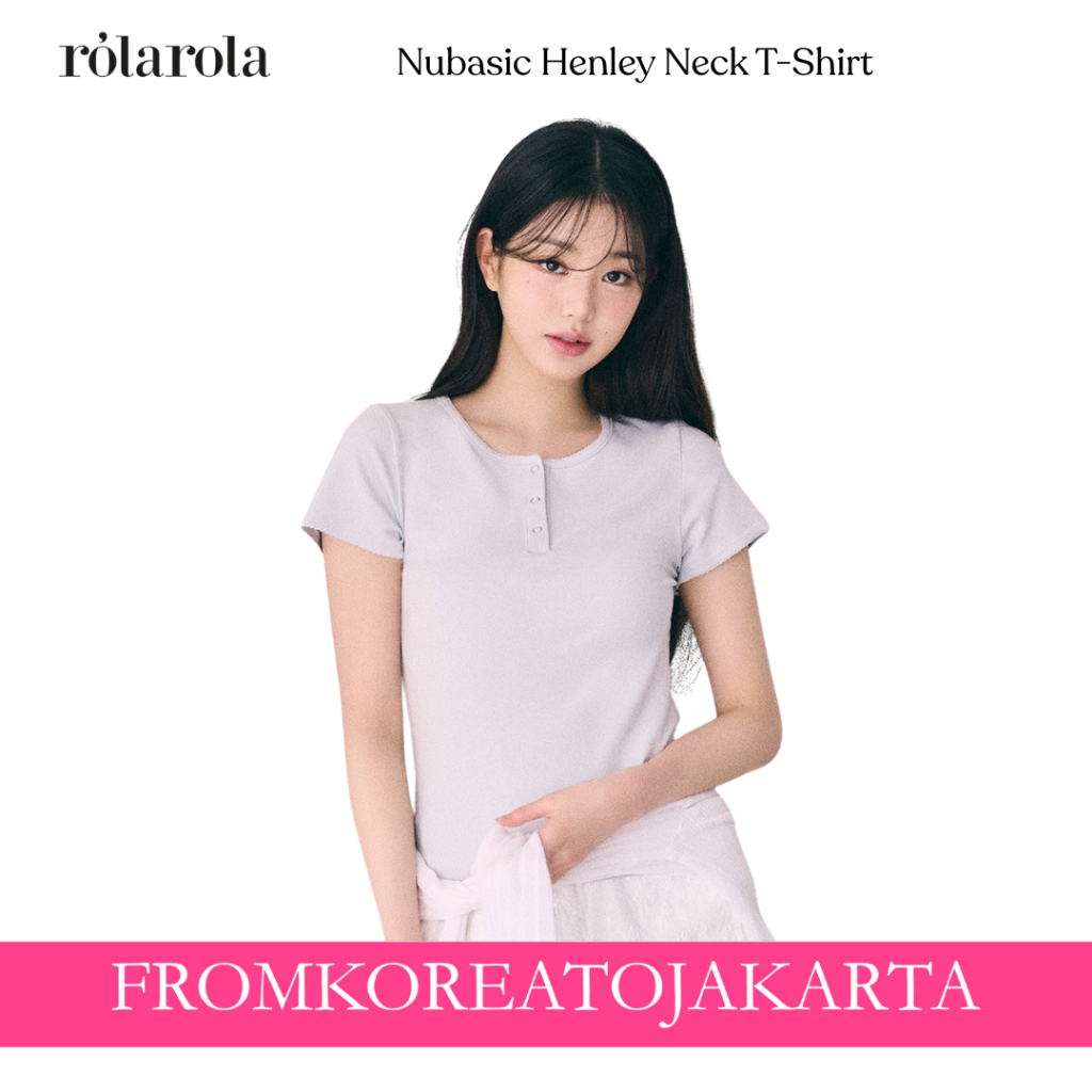 Rolarola Nubasic Henley Neck T-Shirt