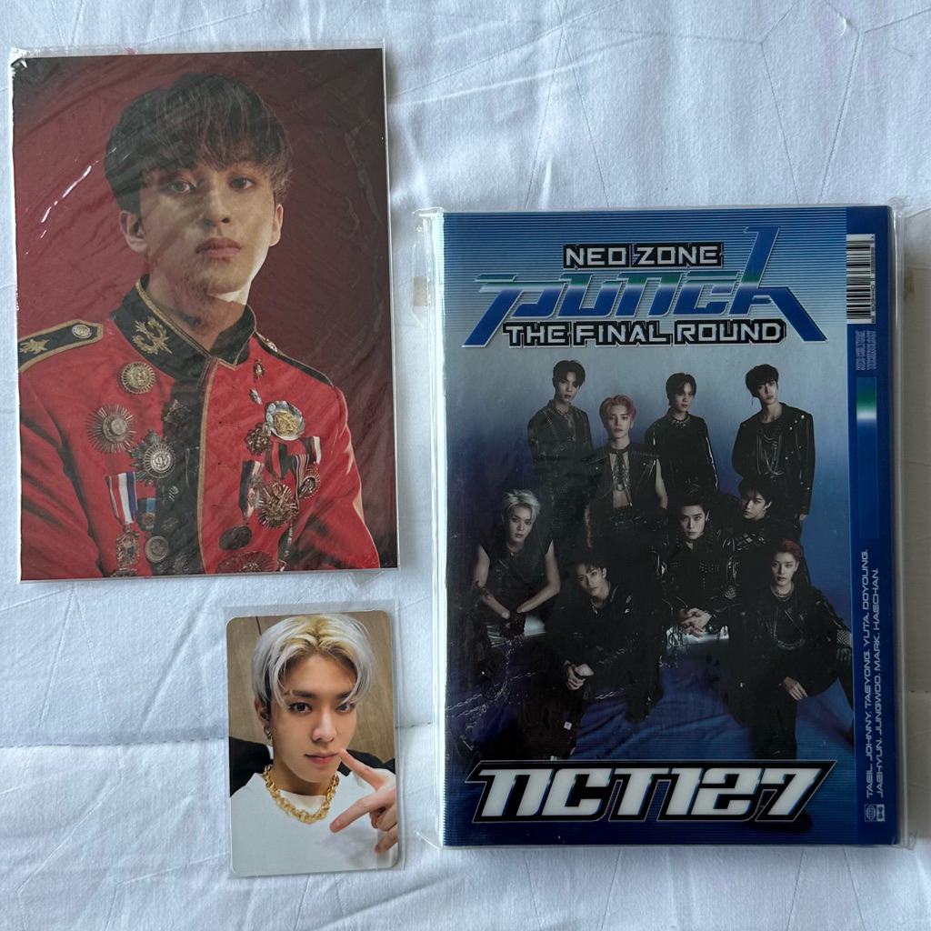 Album NCT 127 punch neo zone repackage the final round blue ver full set album only unsealed postcar