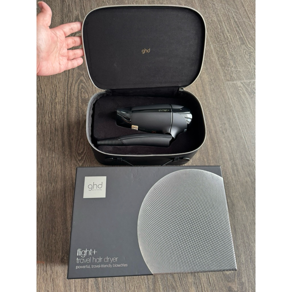 ghd Flight+ Pengering Rambut Travel - Hitam