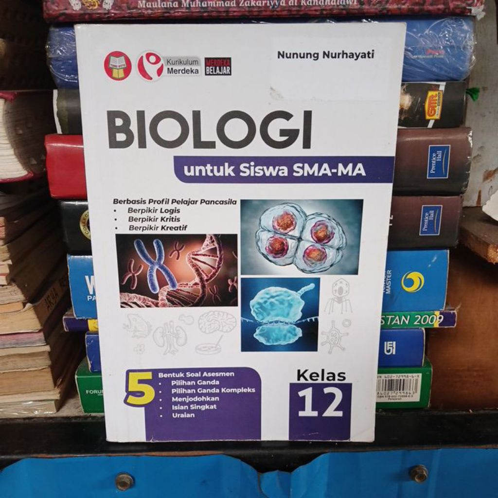 BUKU BEKAS ORIGINAL BIOLOGI SMA KELAS XII KURIKULUM MERDEKA