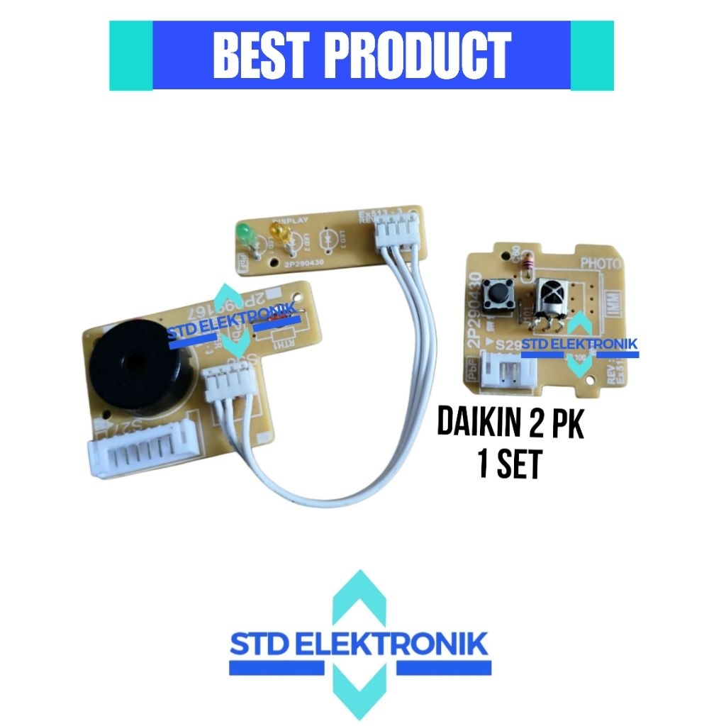 Receiver sensor remote AC DAIKIN 2 PK 1 set - PCB senor AC 2PK daikin 1 set