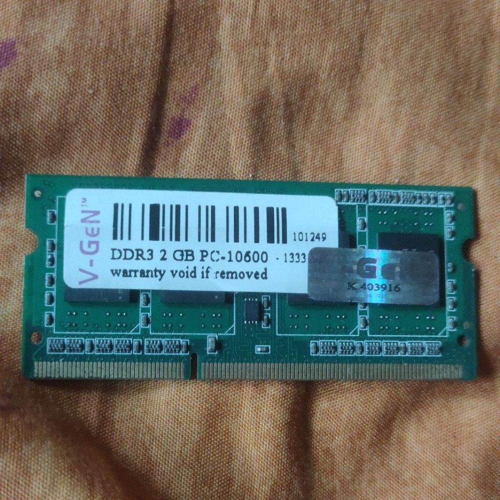 RAM SODIMM DDR3 VGEN 2Gb dan 4 Gb