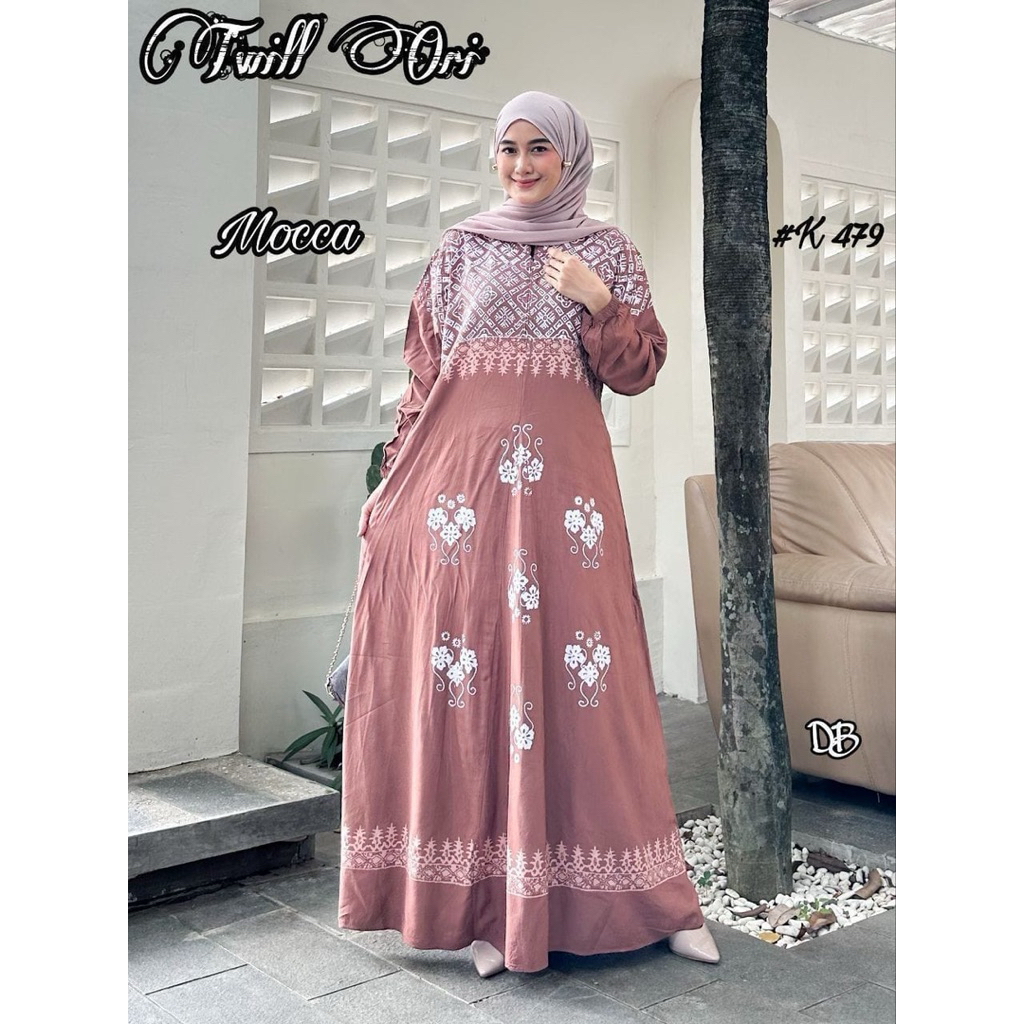 Gamis twill ori klok A best seller