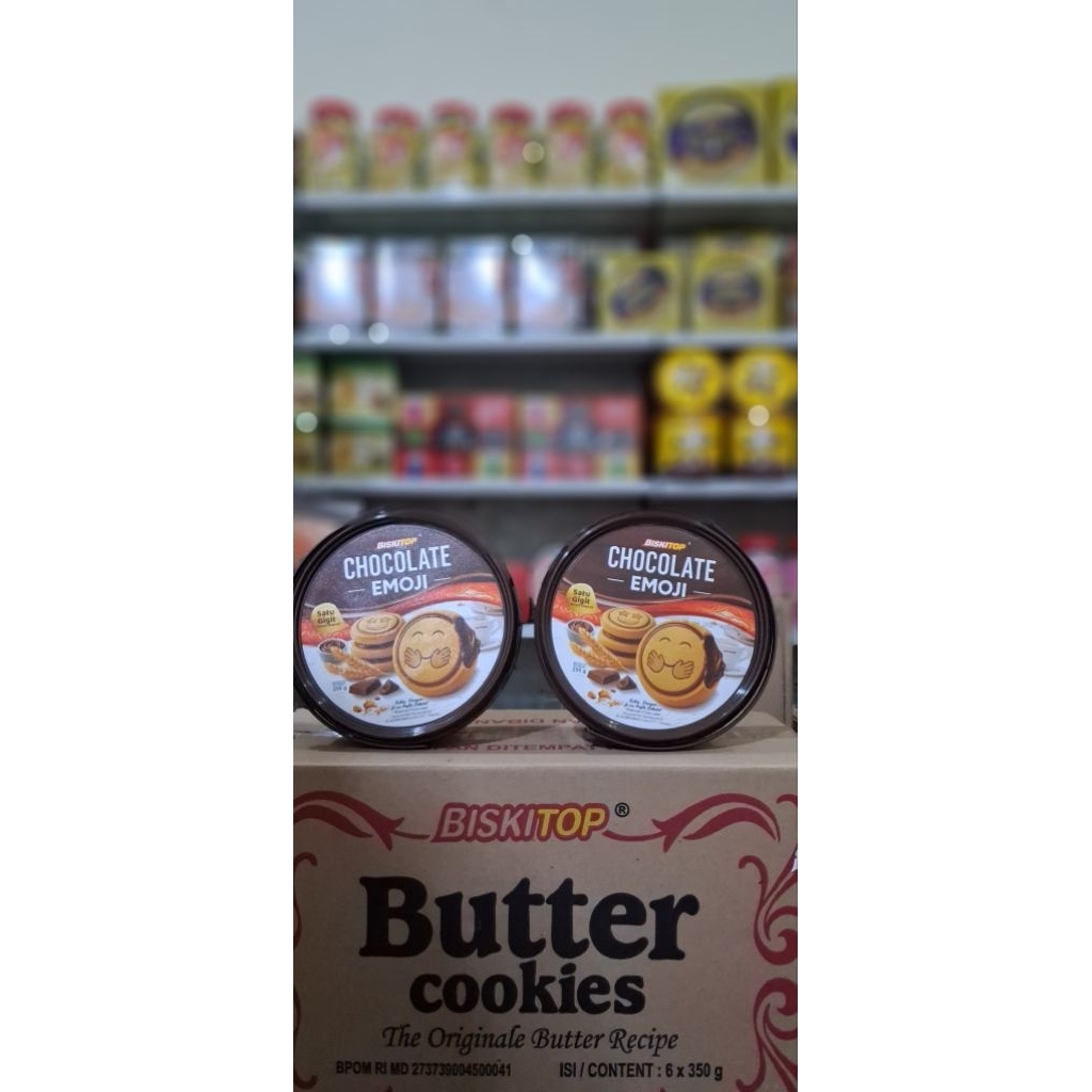 BISKITOP EMOJI BISKITOP BISKUIT EMOJI KARTONAN