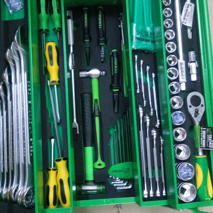 TEKIRO Tools Box Set 66 Pcs Mechanic Tool Box Set 66pcs TEKIRO Tekiro Mekanik Tool Set 66 Pcs