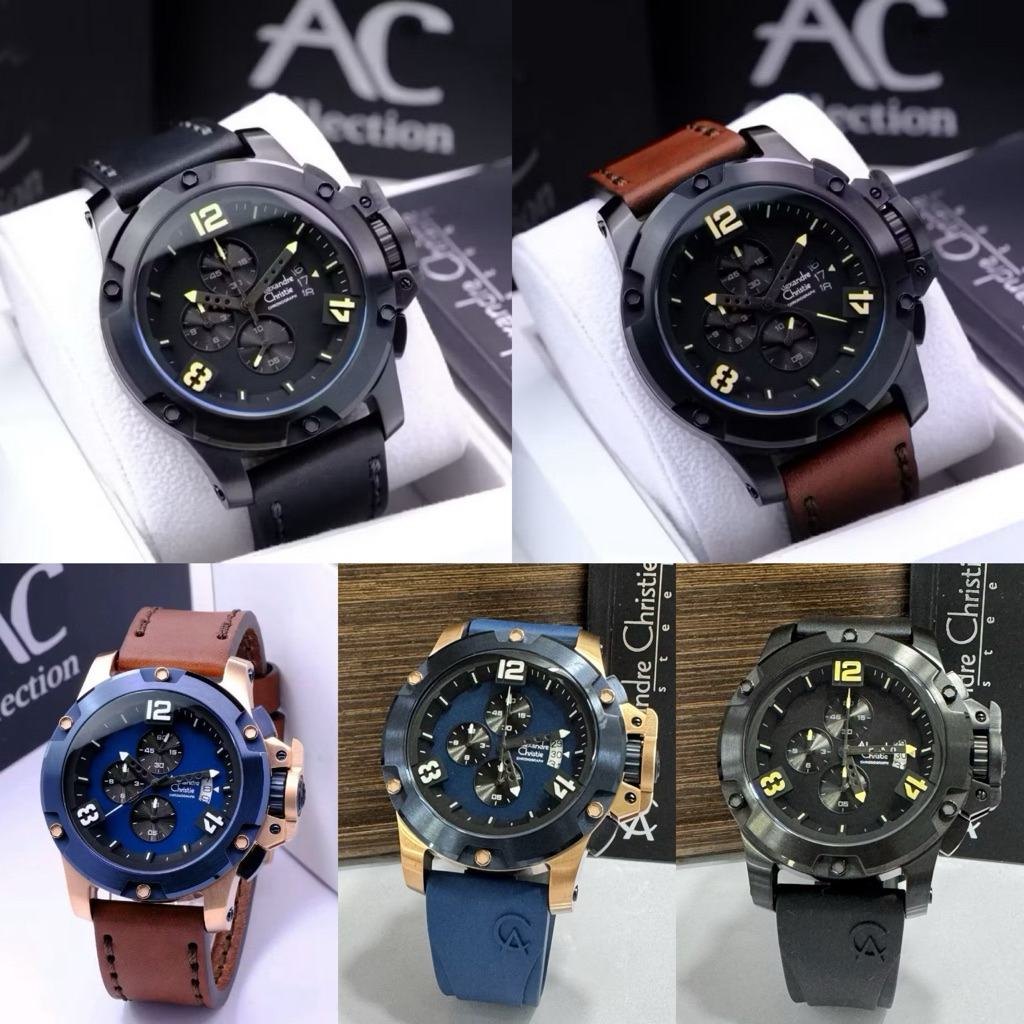 BEST SELLER | Jam Tangan Pria Alexandre Christie 6295 AC6295 AC 6295MC (ORIGINAL)