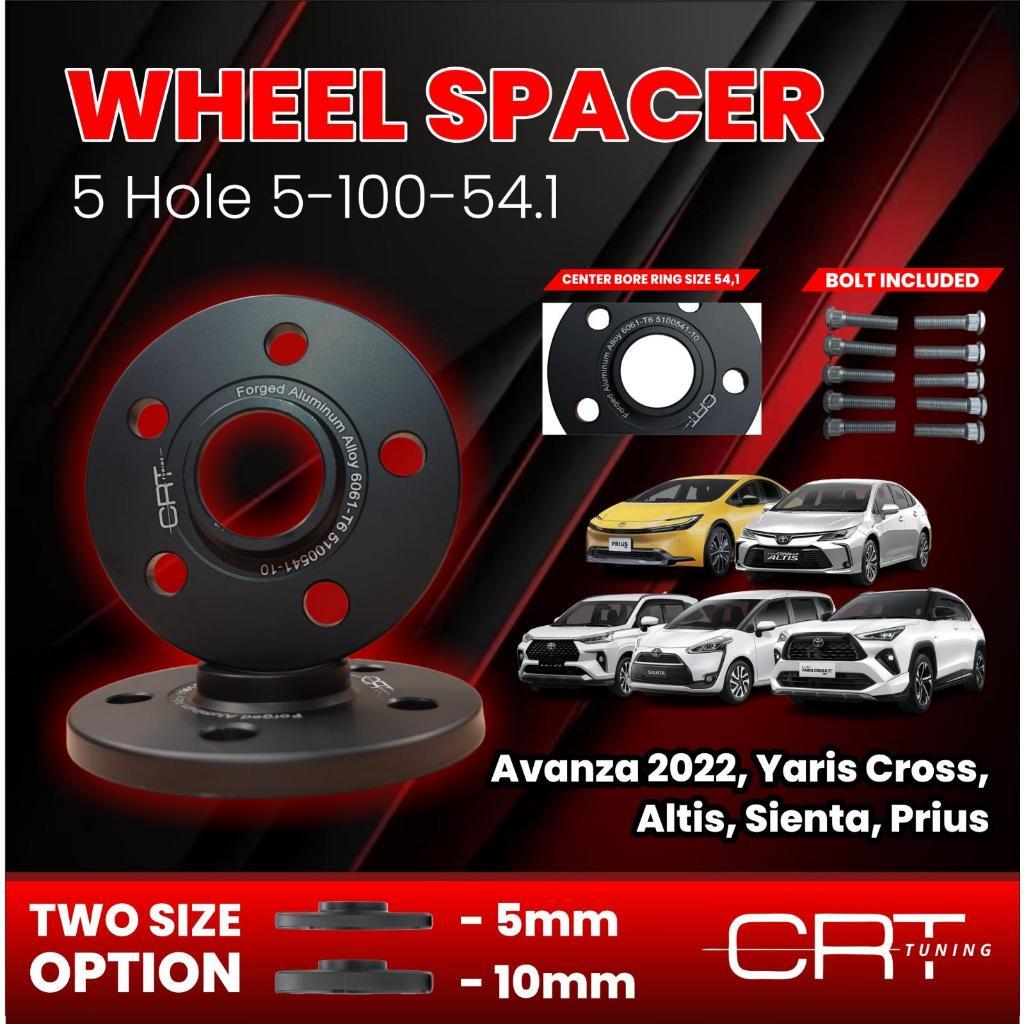 VELG SPACER Nok Spacer Alluminium Alloy CRATO T6061 PCD 5-100.54.1 Toyota AVANZA SIENTA YARIS CROSS 