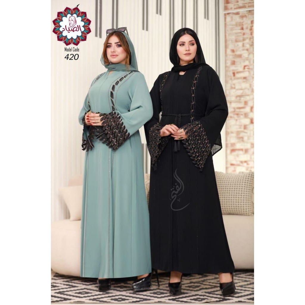 Gaun Pesta Abaya Arab Original Mesir Terbaru