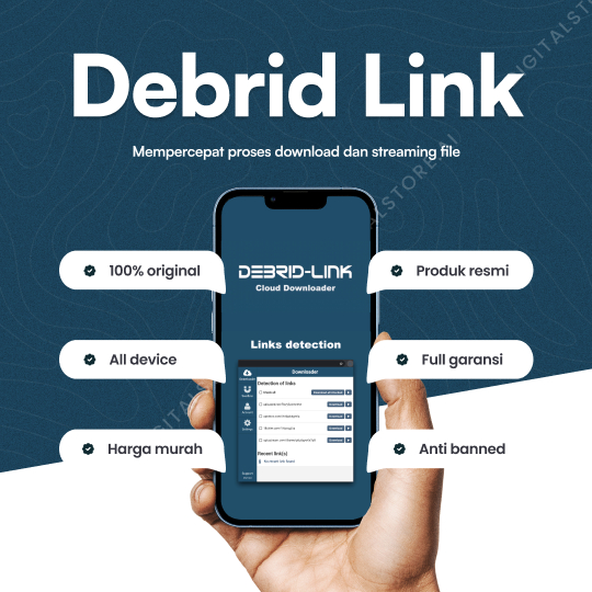 [PROMO] Debrid link - unduh file dari berbagai layanan hosting | Premium Ori 1 bulan