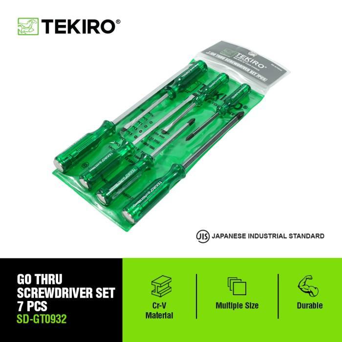 TEKIRO - Obeng Set 7 PCS Tembus (SD-GT0932)