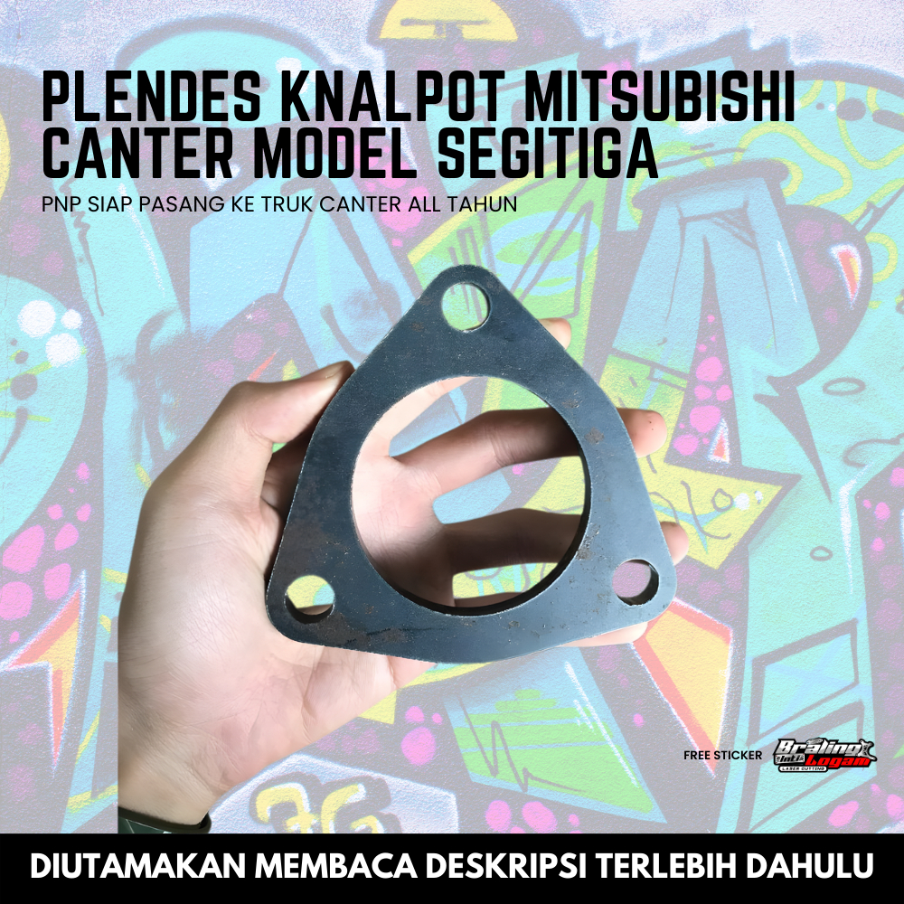 PLENDES KNALPOT MITSUBISHI CANTER MODEL SEGITIGA