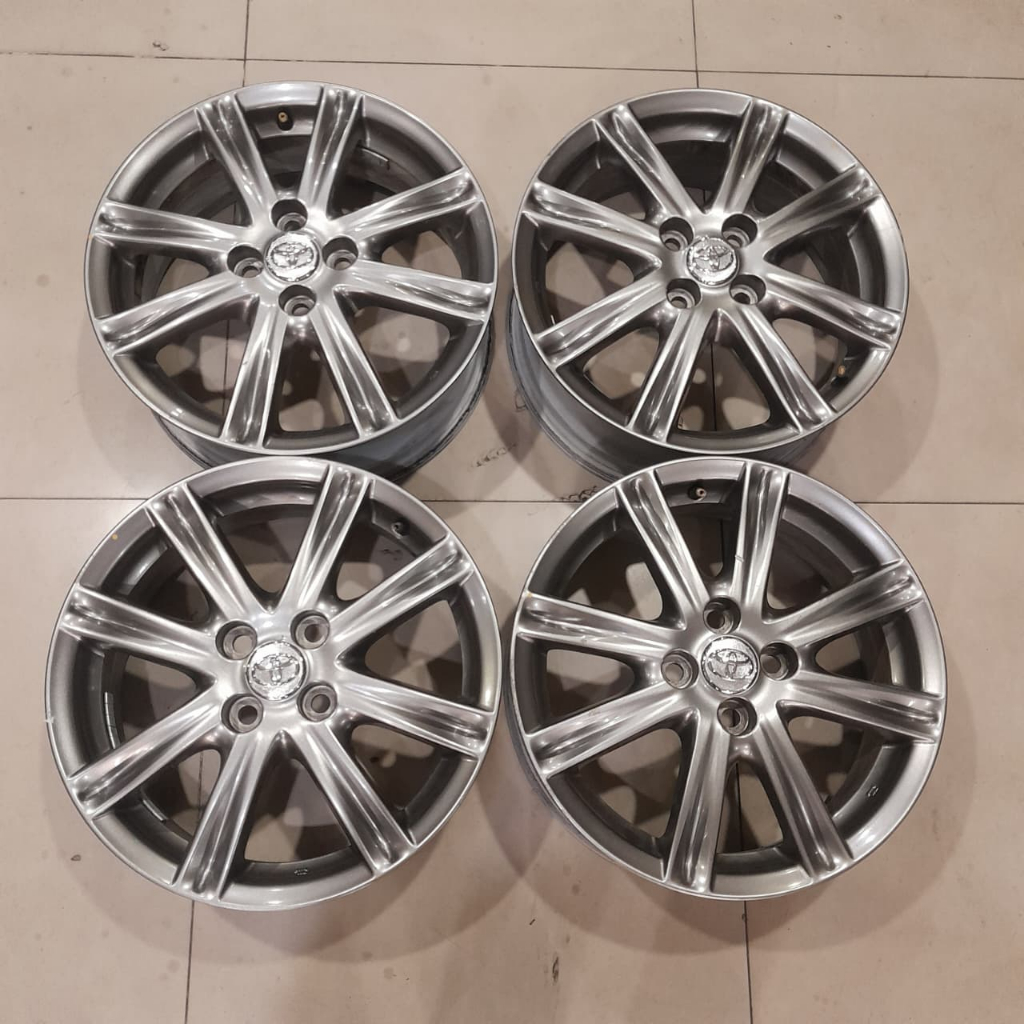 Velg Mobil Bekas Copotan Ori Yaris P8 Ring 16 x6 Et51 Pcd 4x100