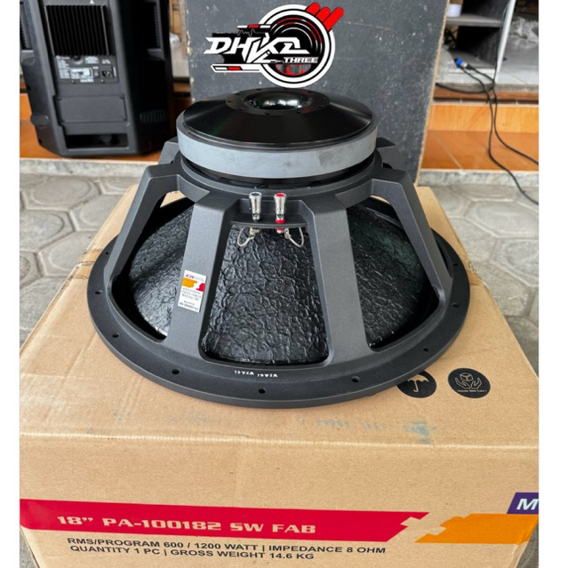 SPEAKER ACR FABULOUS 18” PA 100182SW ORIGINAL / Speaker ACR FABULOUS 18” Pa 10018SW / Speaker Acr fa