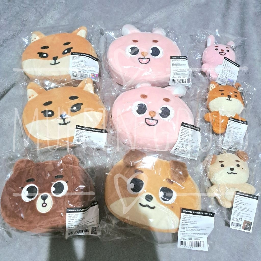 [READY STOCK] DAY6 The Present 2026 OFFICIAL MERCHANDISE MD REVERSIBLE POUCH DENIMALZ KNIT KEYRING B