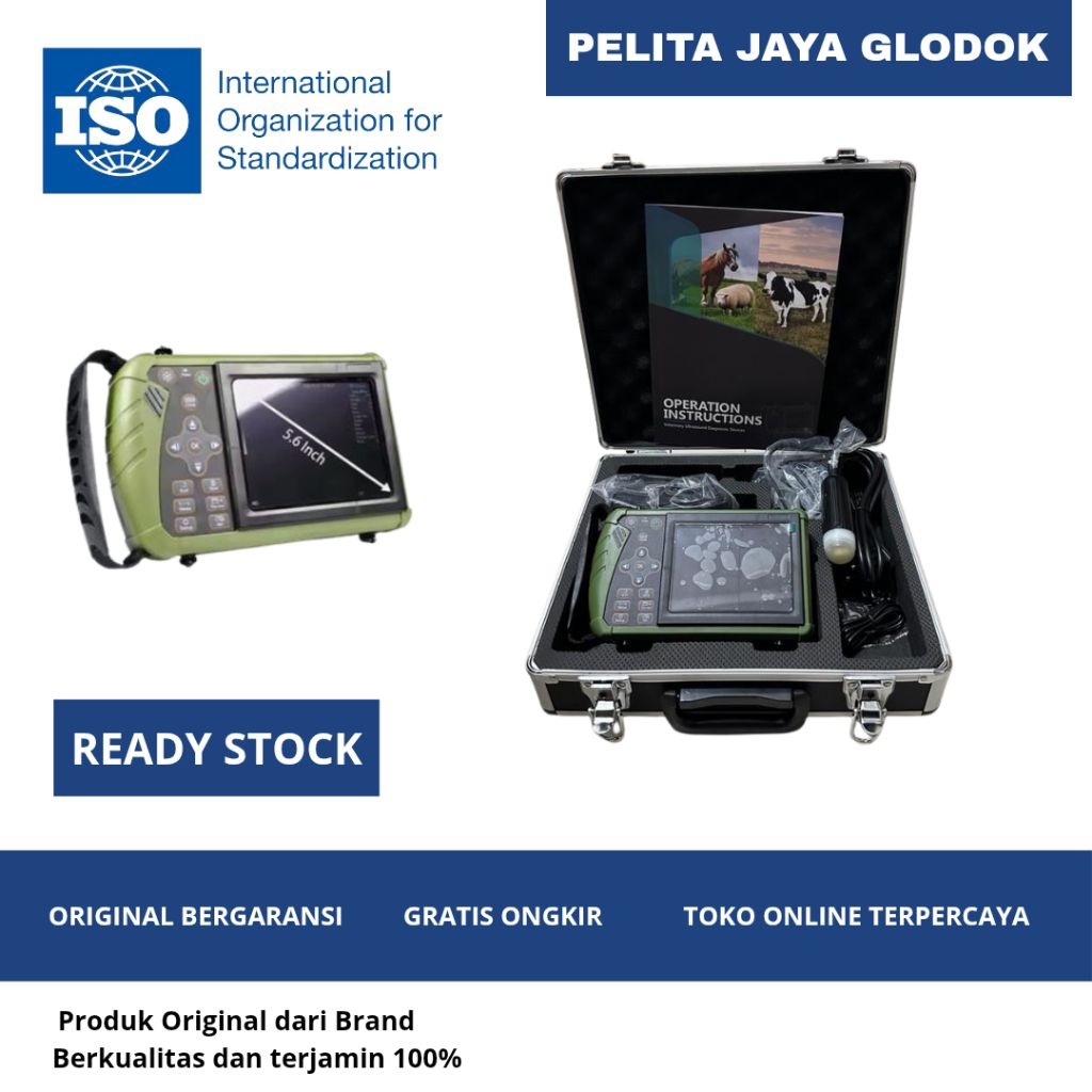 Portable Veterinary Ultrasound Scanner | USG Hewan Portable untuk Klinik & Peternakan | Alat USG Hew