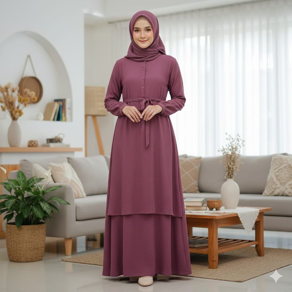 Gamis Wanita Dewasa Mecca Dress Al-faro