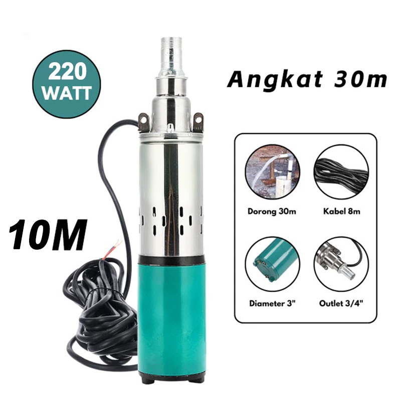 Pompa Air Sumur /Pompa Air Celup 12v /Submersible Pump Dc Angkat Tinggi 30m Submersible Pump Deep We