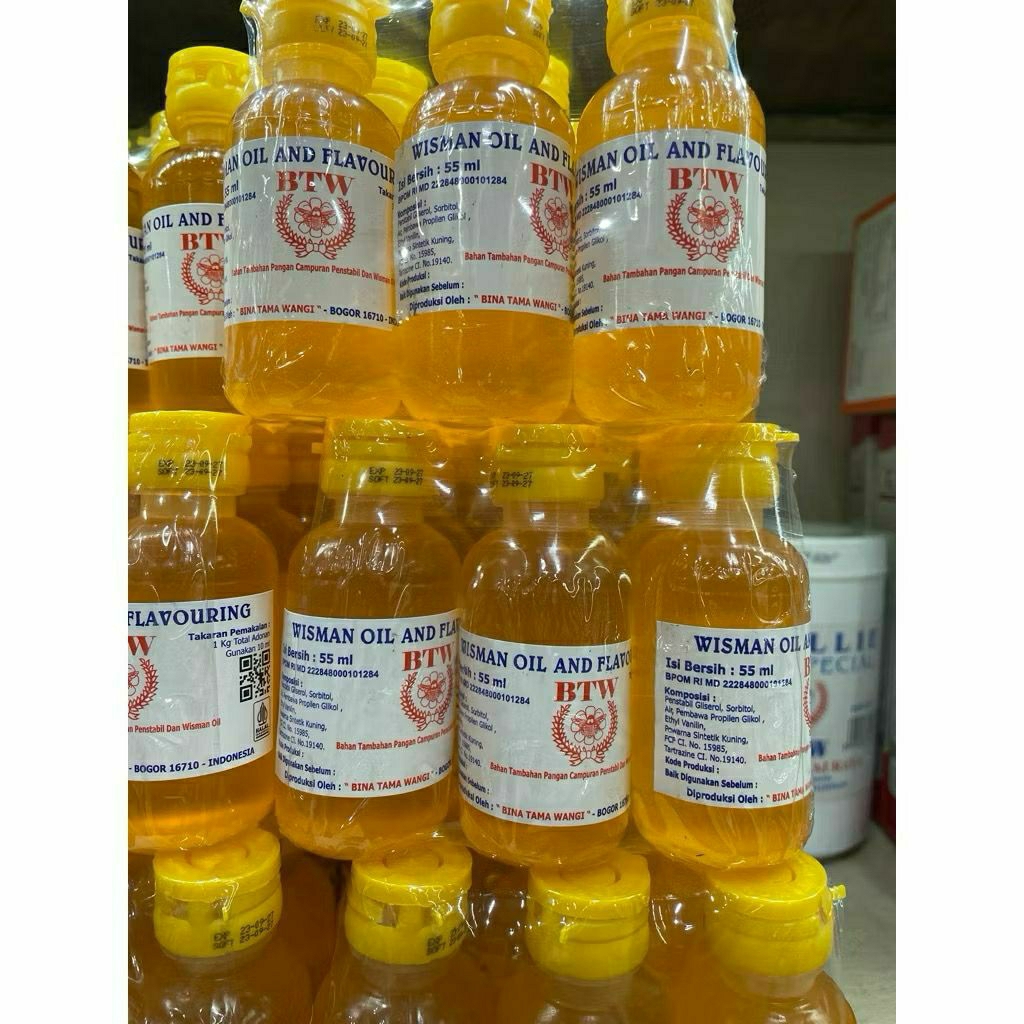 [BTW] Wisman Oil/ Cake Softener 60ml / Pelembut / memperbaiki tekstur kue dengan aroma wisman