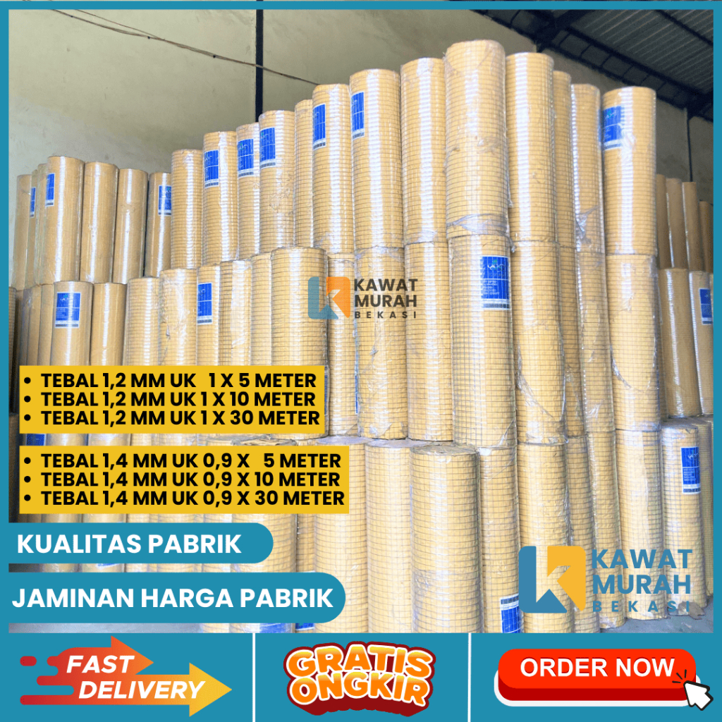 Kawat Ram Galvanis Pabrikasi Langsung | Tebal 1.2mm – 1.4mm | Anti Karat | Murah | Kawat Murah Bekas