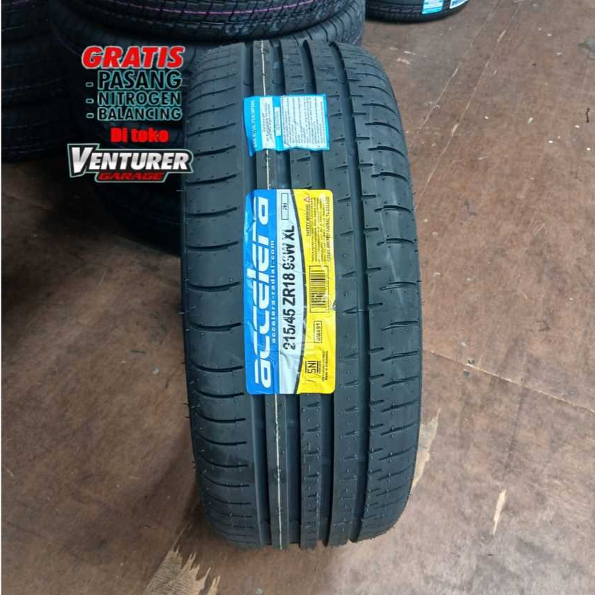 Ban Mobil Ukuran 215 45 R18 ACCELERA PHI-R 215/45 Ring 18 Tubles