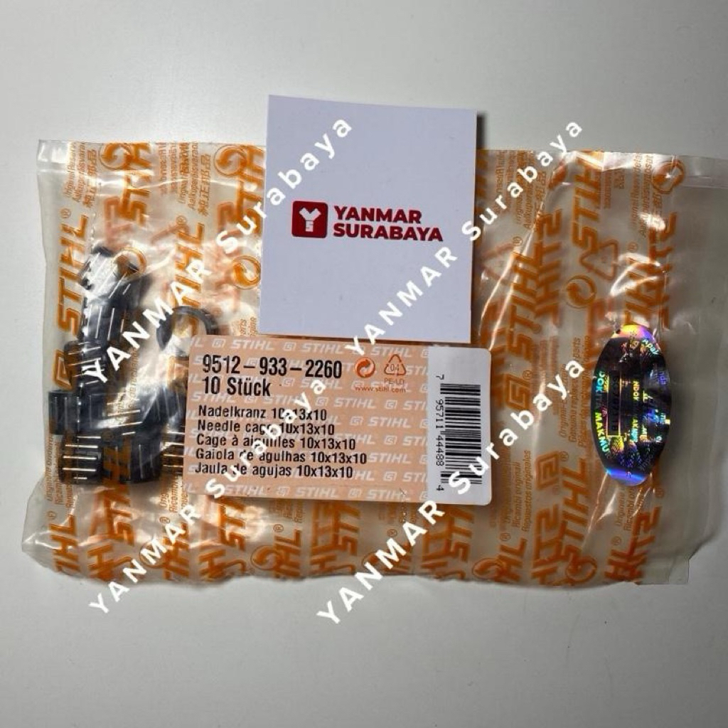 Needle cage / Bearing sprocket MS250 MS180 MS170 Original & Resmi 9512-933-2260 REPACK