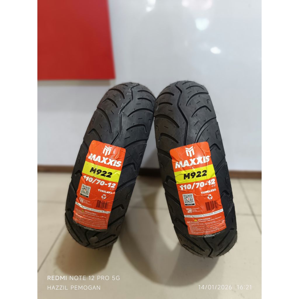 BAN MAXXIS M922 110/70-12 (ORIGINAL 100%)