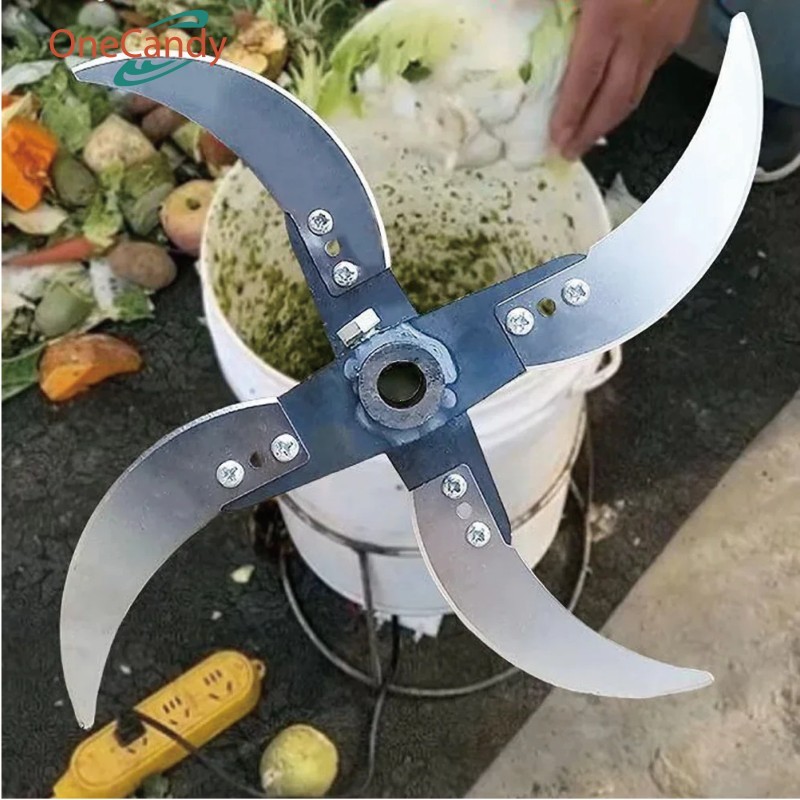 Mata Pisau Mesin Pencacah Potong Rumput Pakan Ternak Entok Ayam Cacah Rumput Untuk Dinamo Stick Bor 